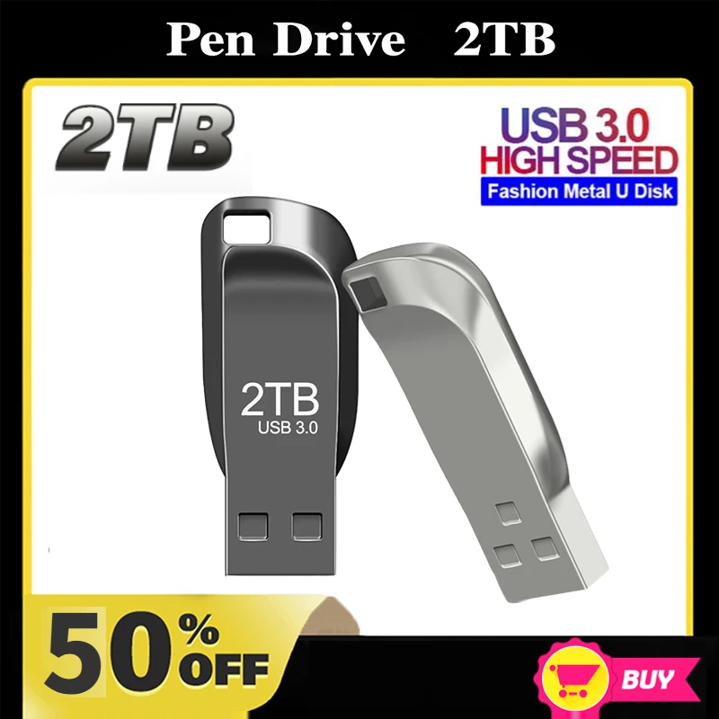 BrandNewUSBFlashDrive1TB2TBHighSpeedWritingReadingUSBMemory