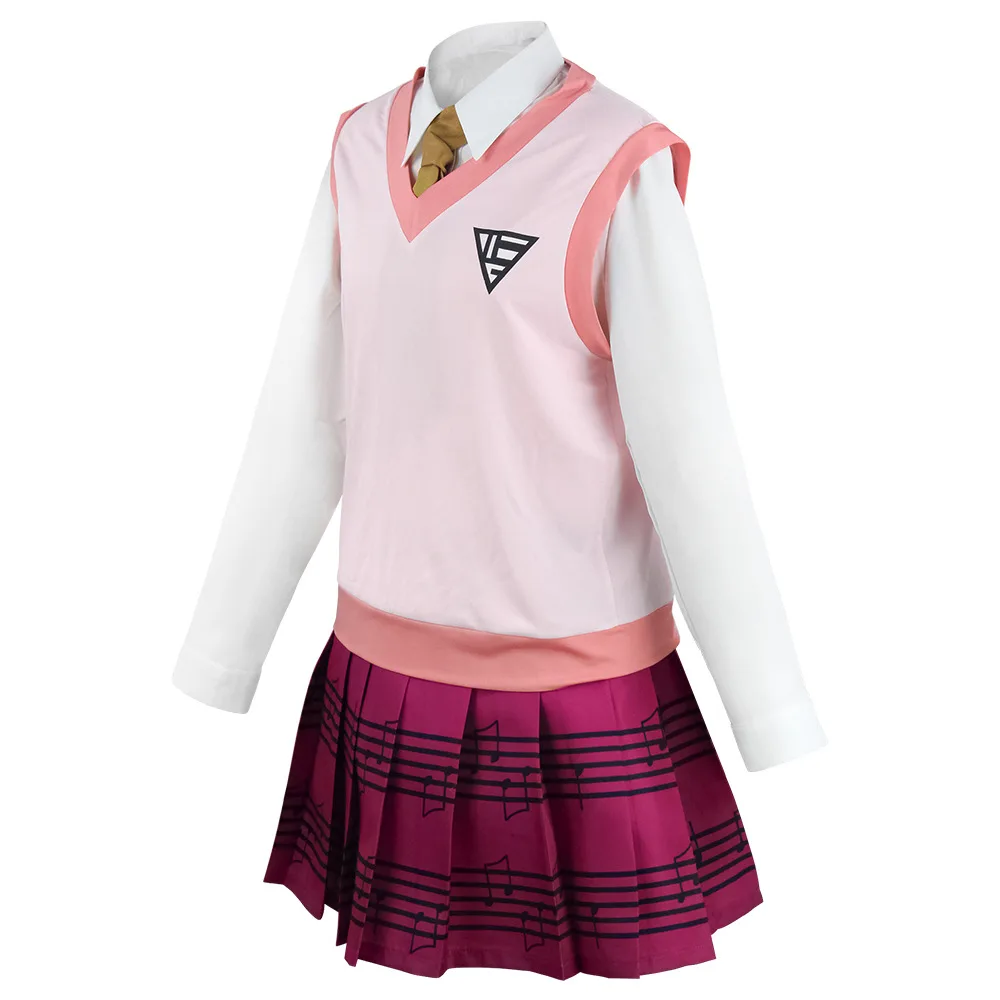 Danganronpa 2: Kaede Akamatsu | School Uniform Cosplay Costume Set 29 Danganronpa 2 Kaede Akamatsu School Uniform Cosplay Costume