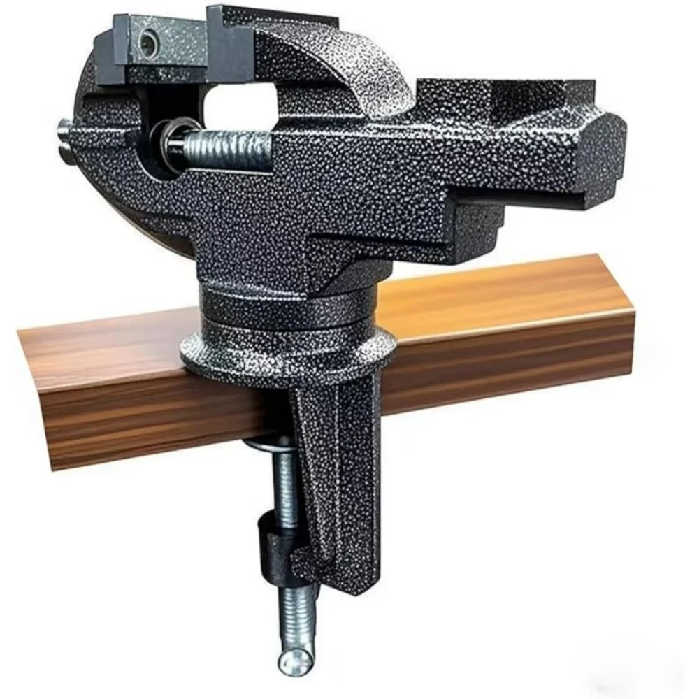 Home Schraubstock Universal 360° drehbar ° Arbeitsklemmschraubstock, Tisch, kleiner Schraubstock für Juweliere, Hobbyklemmen, Bastel-Reparaturwerkzeug