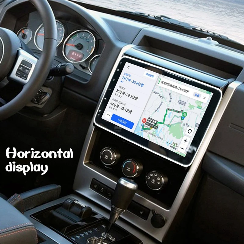 1Din Adjustable Rotatable Screen 2G+64G Car Multimedia Player 10.1Inch Android 13 Wireless Carplay Android Auto