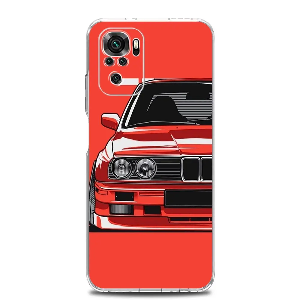 JDM Sports Car Design Clear Phone Case - Sleek Protective Cover