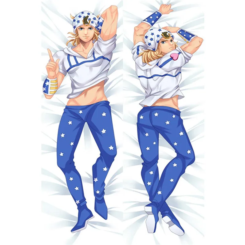 

Japanese Anime JoJos Bizarre Adventure Hug Body Pillow Case Costume Cover Dakimakura Cushion Fujoshi BL Male Hugging Body Case