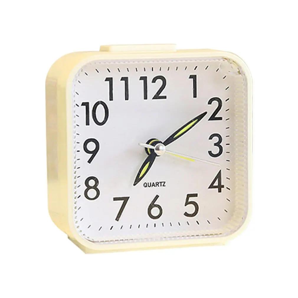 

Square Simple Three-dimensional Fashion Home Decorations Night Light Alarm Clock Students Digital Creative Small Alarm Clock