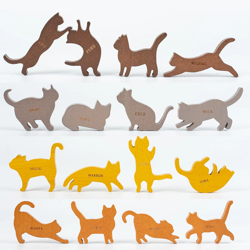 Montessori Stacking Blocks Wooden Toys Cat Balancing Games Educational Wooden Puzzle Toys For Children Home Decorations Desktop 3 Montessori Stacking Blocks Wooden Toys Cat Balancing Games Educational Wooden Puzzle Toys For Children Home Decorations Desktop 3
