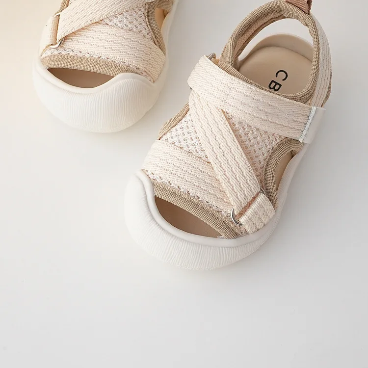 Sandal for girl Summer Baby Sandals Fashion Cross Webbing Soft Children Shoes Cool Boys Girls Beach Sandals Head Wrapped Toddler Shoes best leather shoes