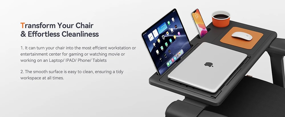 NEWTRAL LAPD Detachable Workstation Desktop for MAGICH003/MAGICH-BP/MAGICH-BPRO、NT001/NT002 Ergonomic Chair