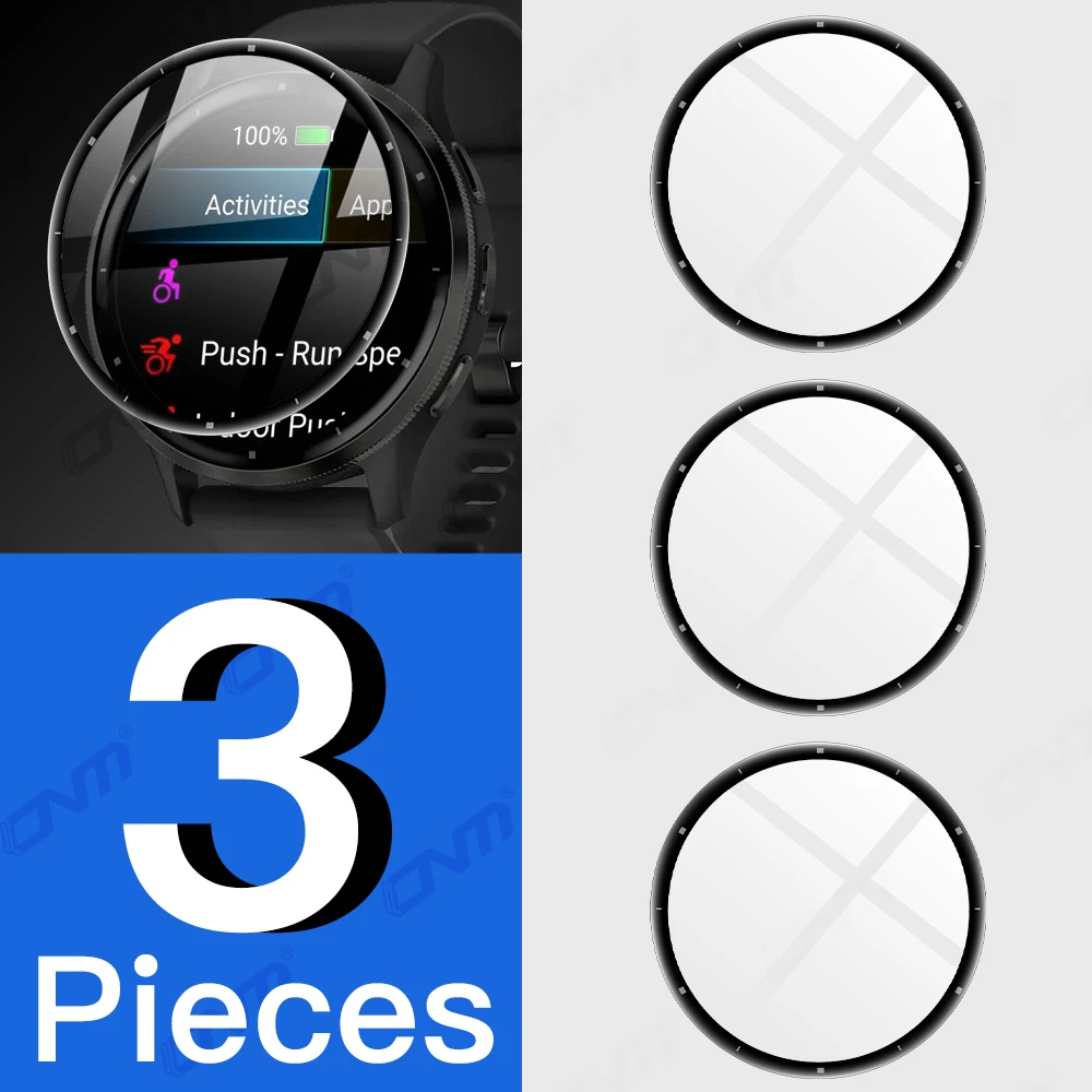 Full Protective Glass Case For Garmin Venu 3 Venu3S SmartWatch Screen Protector Cases Cover Shell Tempered Glass Film 2 In 1