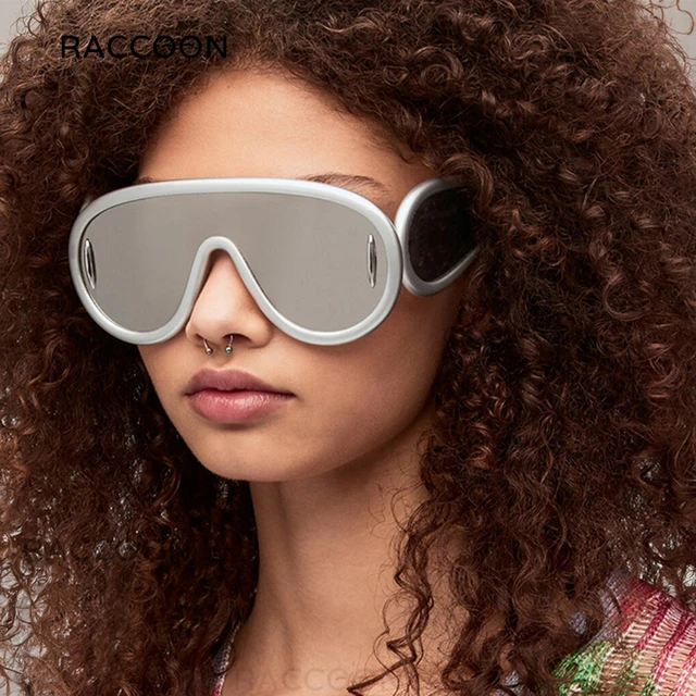 Silver Oversized Sunglasses, Silver Oversize Sunglasses