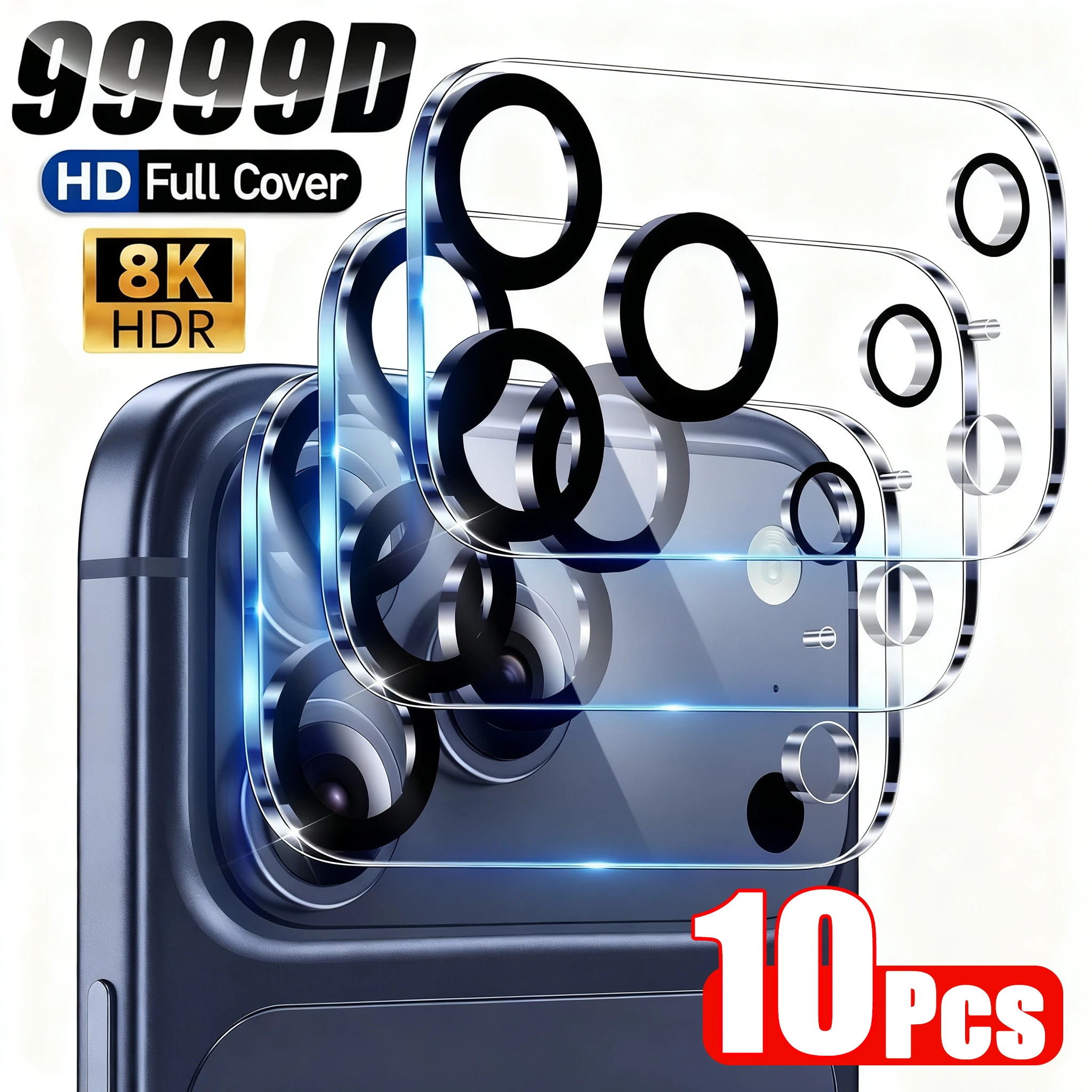 Premium Camera Lens Protector - Anti-Scratch HD Tempered Glass Film