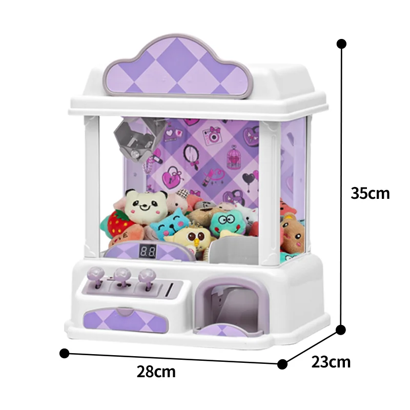 Claw Machine for Kids,Electronic Arcade Game Machine with Music,Mini Vending Machine Boys Birthday Toys Gifts Age 3+ Years 6