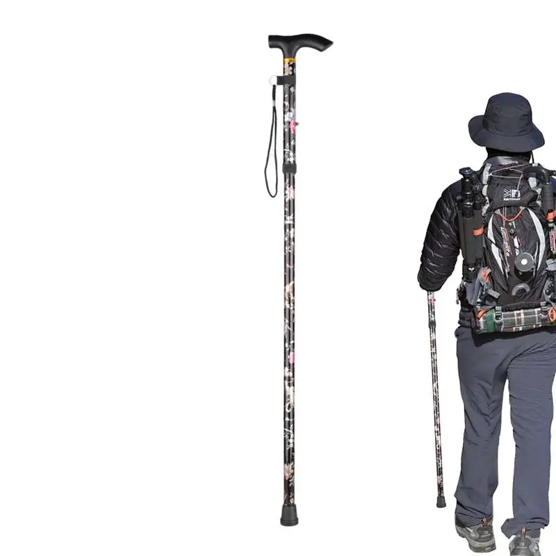 

Складные походные палки из алюминиевого сплава, телескопические походные палки с 4 секциями, складные походные палки для выживания, Походное снаряжение для трекинга