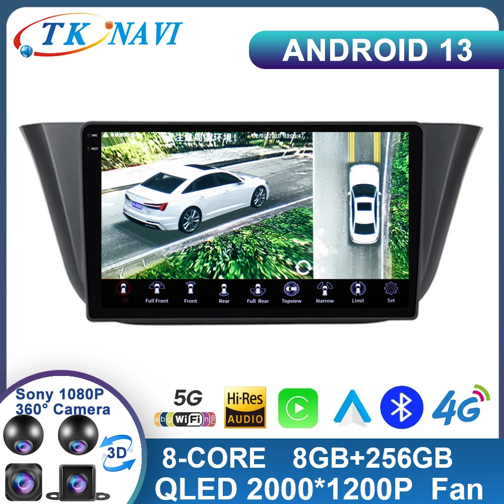 

Android 13 For Iveco Daily 2014+ Auto Car Radio Video Multimedia Player Navigation GPS Autoradio Touchscreen WIFI No 2 Din DVD