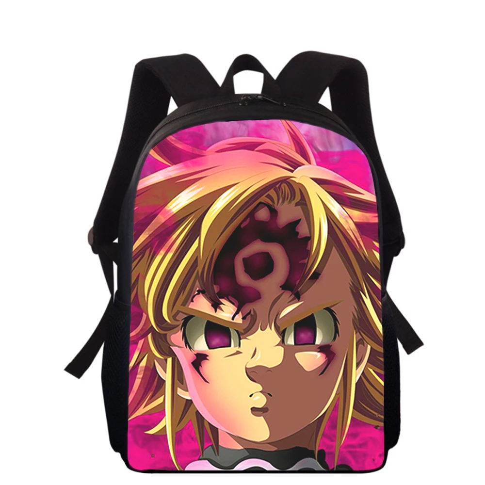 The Seven Deadly Sins 15” 3D Print Kids Backpack Primary School Bags for Boys Girls Back Pack Students School Book Bags