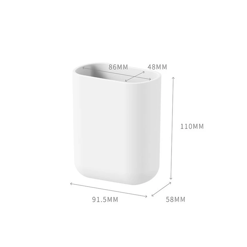 Wall-mounted Storage Box Can Drain Water Suitable For Toothpaste And Toothbrush Storage On Bathroom Wall 6