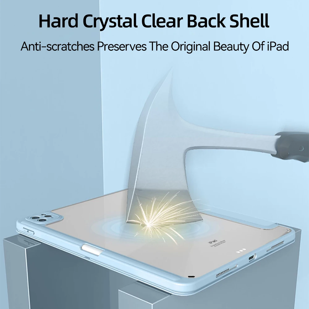 Acrylic Smart Case with Pen Holder