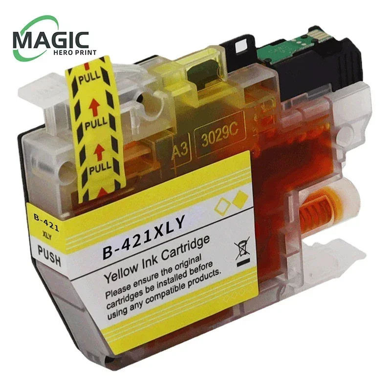 Ink Cartridge Magic Hero High Capacity LC421XL LC421 421XL Compatible For Brother DCP-J1050DW MFC-J1010DW DCP-J1140DW Printer