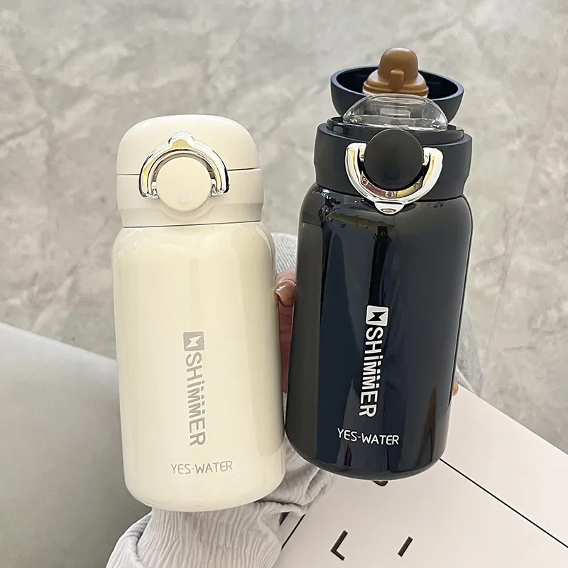 

Оригинальный маленький портативный мини-термос в стиле Ins, Женский высокоценный спортивный термос для студентов, чашка для прямых напитков