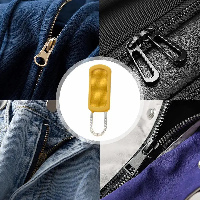 Detachable Clothes Zipper Pull 20X Replacement Zipper Repair Kit Case Replacement Removable No Tools Required For Bag