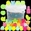 12/36PCS for Kids Kawaii Animals Squishies Mochi Squishy Toys Glow in The Dark Party Favors Stress Relief Squishy 1