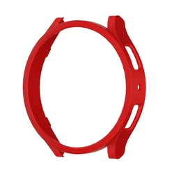 All-Around Protective Case & Screen Protector for Samsung Galaxy Watch 6 & Watch6 Classic - Durable PC Bumper Accessory (Red)