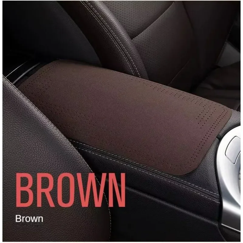 Plush Universal Car Armrest Cushion - Four Seasons Comfort Accessory