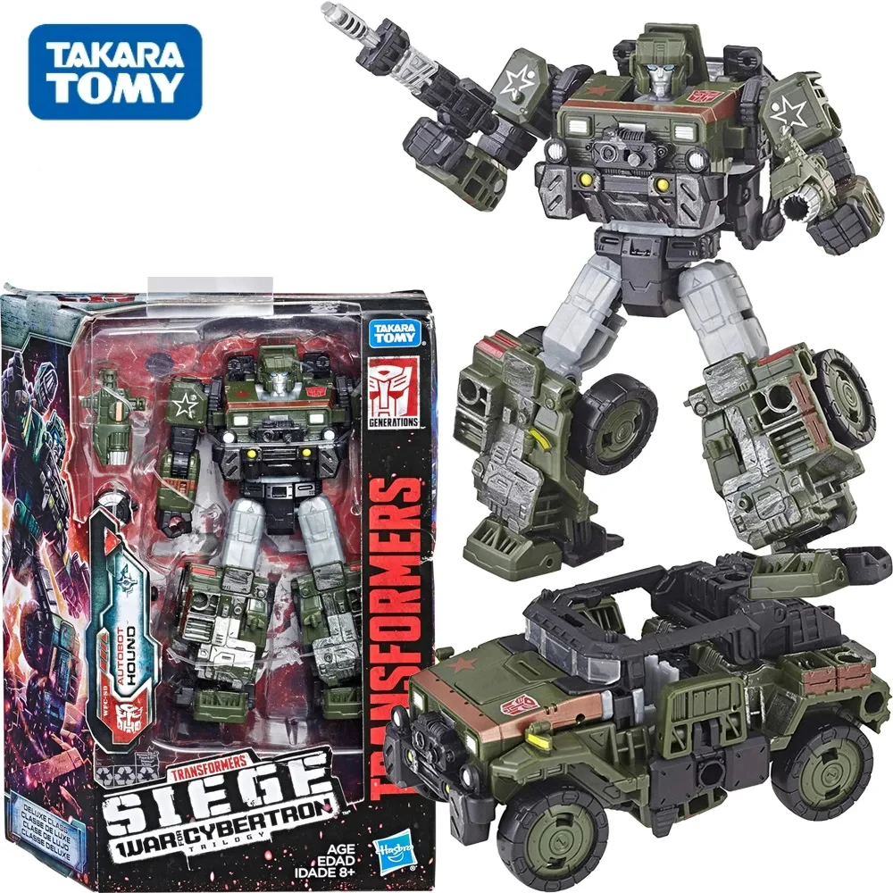 

Экшн-фигурки Hasbro Трансформеры поколения война за Кибертрон: осада класса люкс WFC-S9 Autobot Hound коллекционные модели игрушек