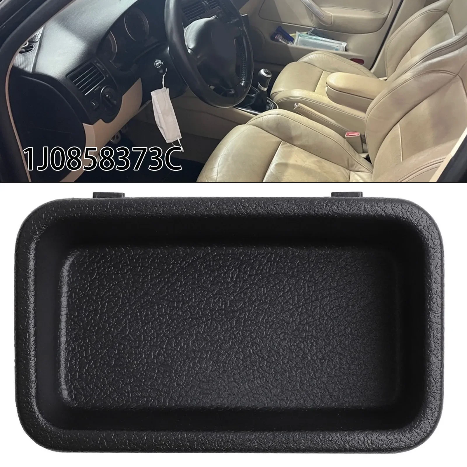 Center Console 11*6.8*3.2CM Car Storage Box Number 1J0858373C Practical And Reliable Wear-Resistant for Jetta MK4