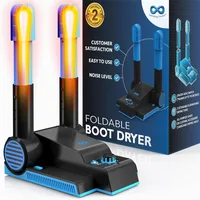 Foldable & Compact Boot Dryer & Boot Warmer with Timer, Fast 2-Hour Drying, Quiet Operation, Heavy-Duty Shoe Dryer–2 Tube Design 1