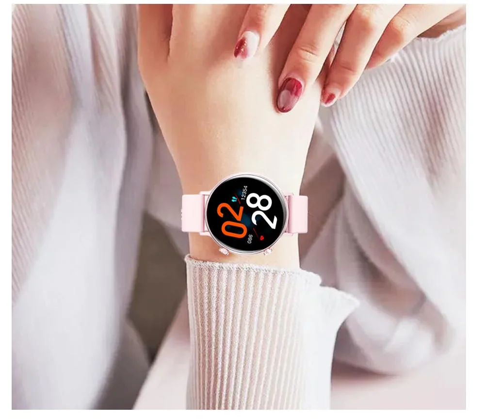 2022 Fashion Smart Watch Men Fitness Bracelet Heart Rate Blood Pressure Monitoring Sports Tracker Call Smartwatch Gift for Women