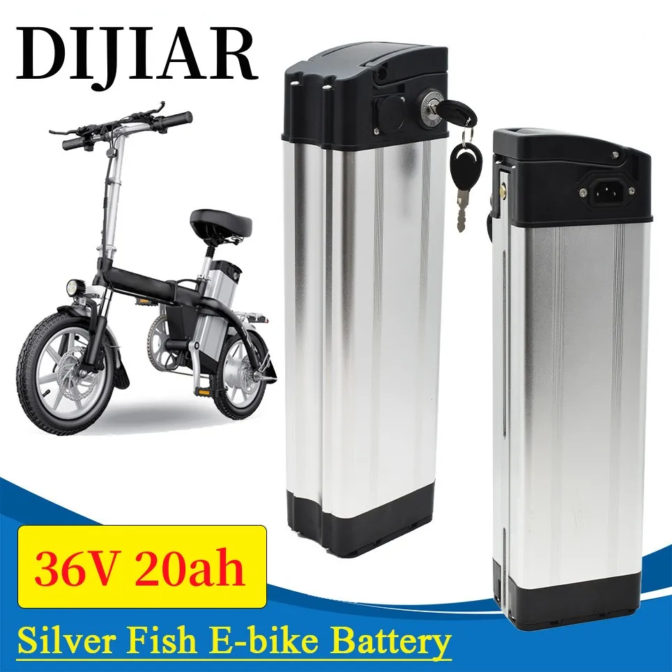 

Lithium battery for electric bicycle, 18650 lithium ion battery, silver fish, 1000W, 48V, 20AH engine