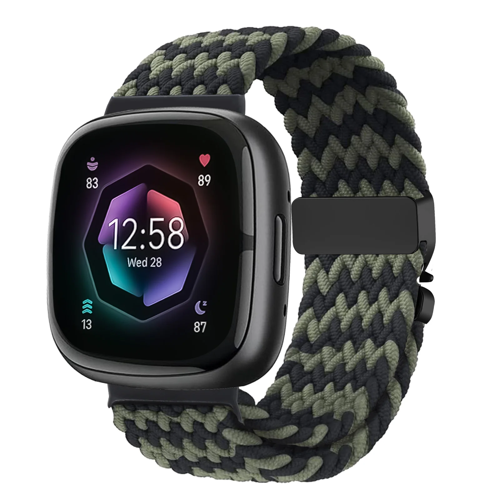 Breathable Woven Nylon Sport Bracelet Strap