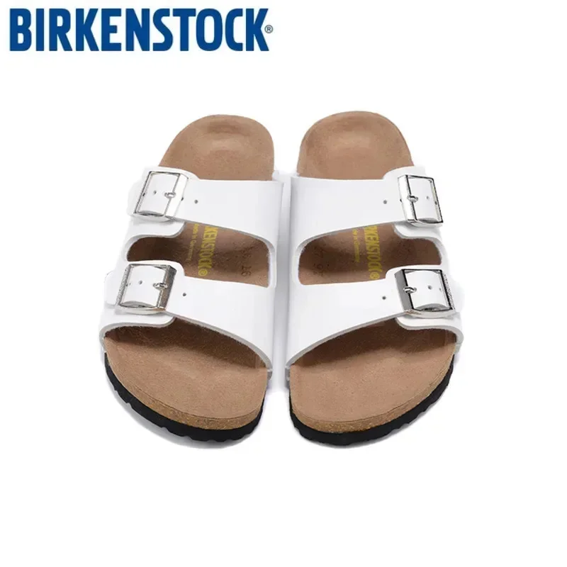 Birkenstock boston clogs slippers designer sandals slides men women buckle stock fur cowhide outdoor shoe 36-45 H561 BK13