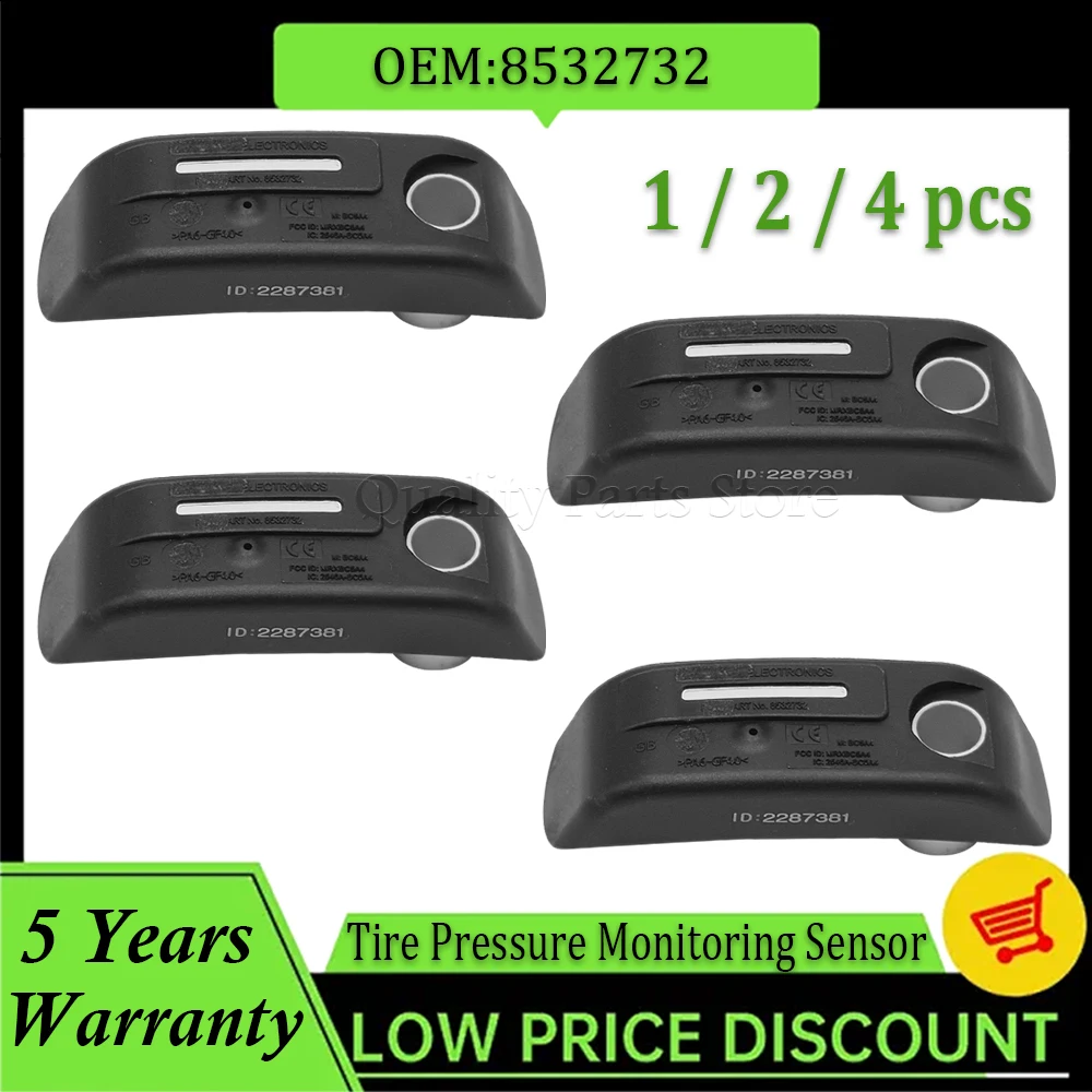 Sensore TPMS Per BMW Moto – C600, C650, F800, K1300, K1600, R1200, Preprogrammato, Sostituisce 8532732