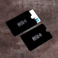 Color RFID Blocking Credit Bank Card Sleeves Protector Aluminum Foil Anti-Scan Card Holder Access Control Card Keeper Case 1