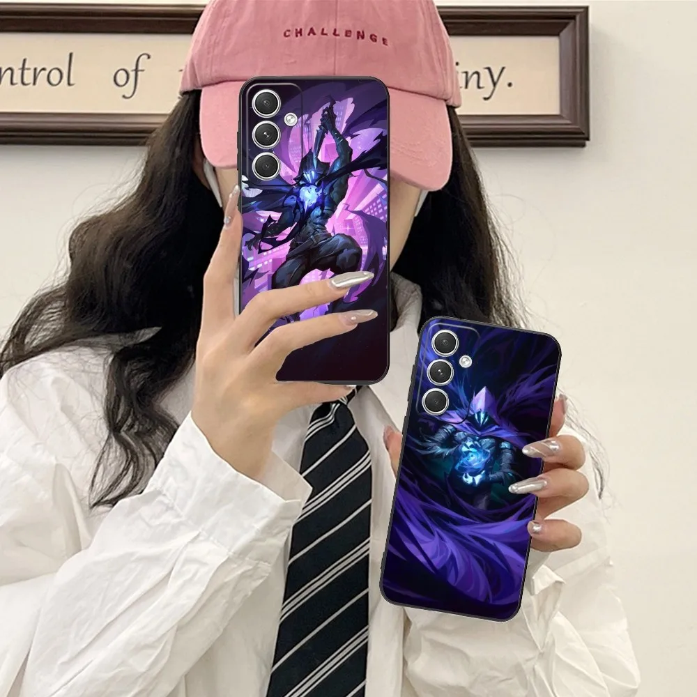 Valorant Omen Mobile Cell Phone Case For Samsung Galaxy S24 S23 S22 S21 S20 S10 S9 Plus Fe Ultra Lite Black Phone Cover Funda