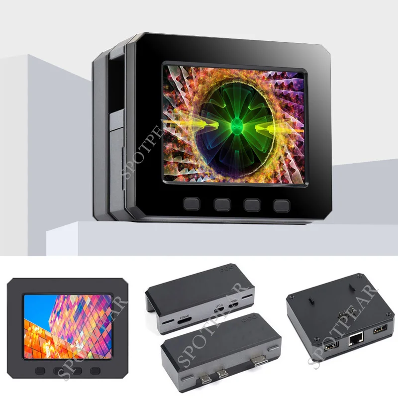 

Raspberry Pi Zero POD Case 2.8inch LCD 240x320 resistive touch screen expansion module POD USB Hub Module POD Kit