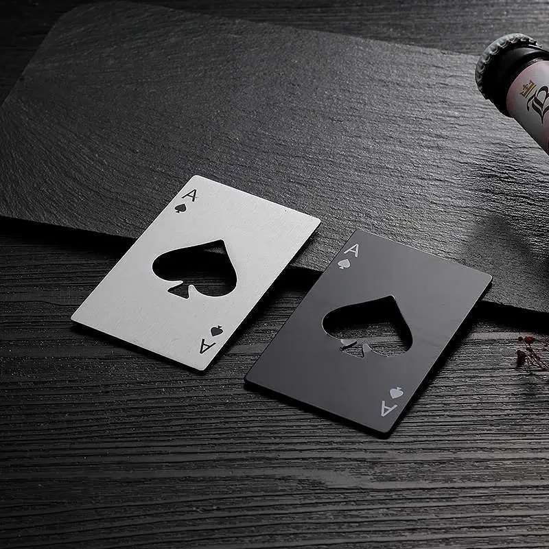 

Креативный металлический Открыватель для пива для покера Ace Of Spades