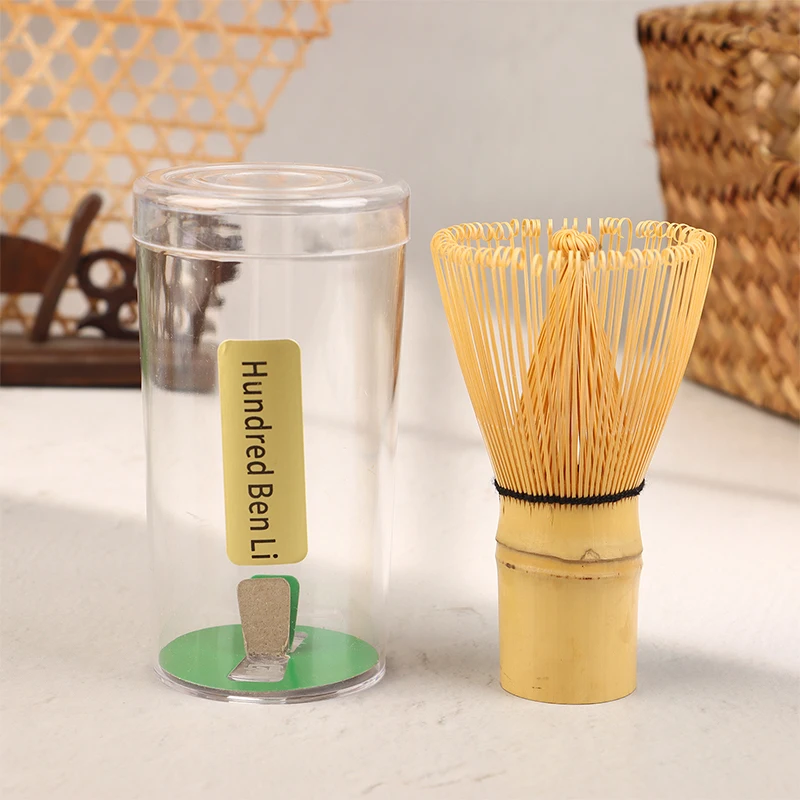 Premium Matcha Green Tea Bamboo Whisk Set - Traditional, Reusable, and Dishwasher Safe