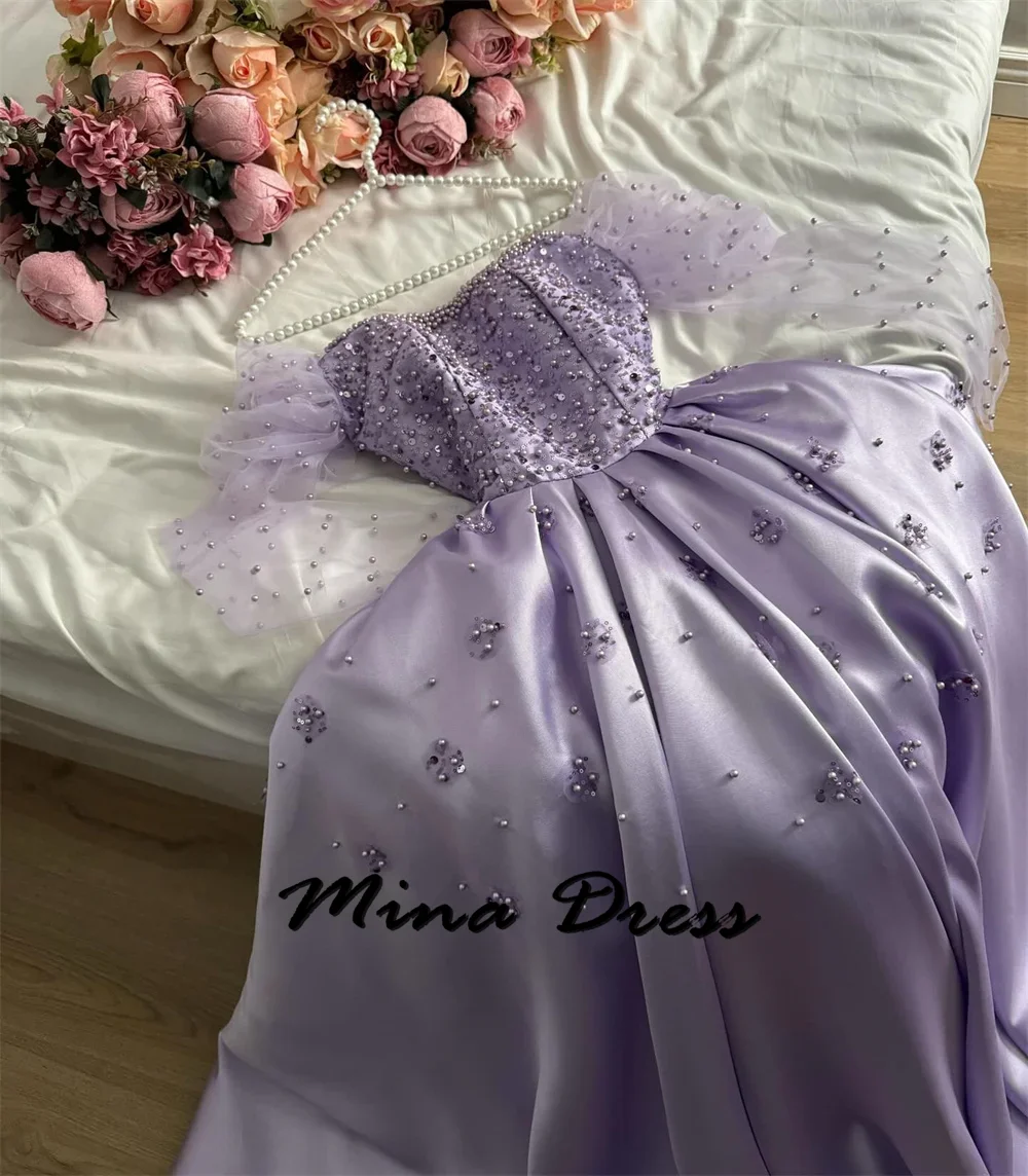 Mina Customized Women's Long Evening Gown Simple and Elegant Formal Dress Es Saudi Arabia Dubai Elegant Party Dresses 2024 Prom 4
