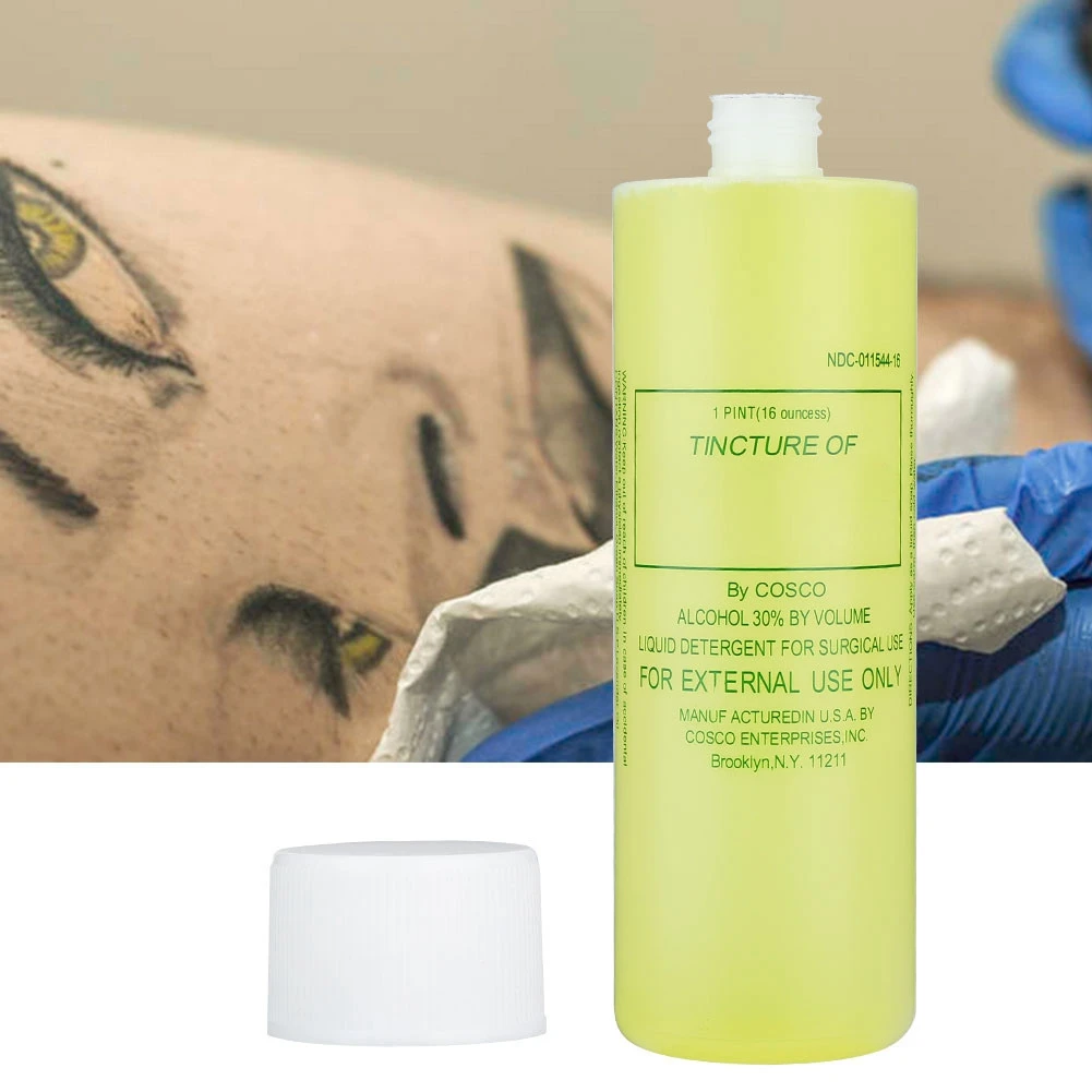 

480ML Tattoo Green Soap Supplies Tattoo Machine Cleaning Analgesic Effect Wound Tattoo Skin Aftercare Cleaning Liquid Soap