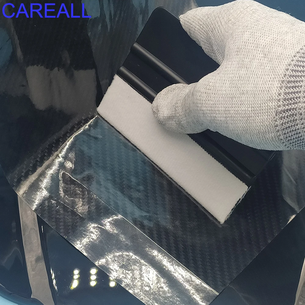 CAREALL 랩 펠트 스퀴지 윈도우 틴트 필름 스티커 스크레이퍼 어플리케이터 유리 청소 물 와이퍼 스패출라 자동차 틴트 비닐 도구