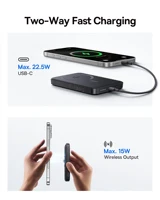 Baseus Qi2 Magnetic Power Bank 10000mah 15W Wireless Charging 22.5W Wired Charge Qi2-Certified for iPhone 16 15 14 13 12 Pro Max 4