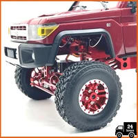 Metal MN82 1:12 Retro Rc Car with LED Lights Full-scale Simulation LC79 Professional 4WD Remote Control Pickup Truck Model Toys 2