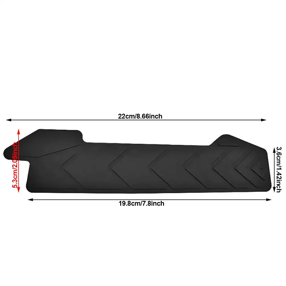 Bike Frame Protector MTB Road Bike Silicone Scratch-Resistant Sticker Chain Protector Downtube Sticker Chainstay Pad