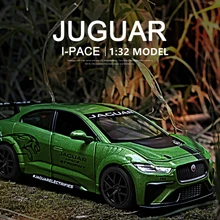 

NEW 1:32 Jaguar I PACE Alloy Racing Car Model Diecasts & Toy Vehicles Simulation Metal Toy Car Model Sound Light Kids Toy Gift