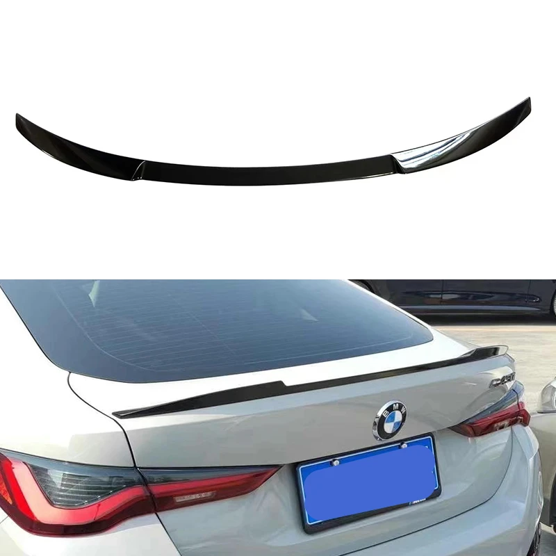 Per Bmw Serie 4 G26 Gran Coupe Sedan Spoiler A 4 Porte M4 Style Abs Plastica Posteriore Tronco Ala Body Kit Accessori