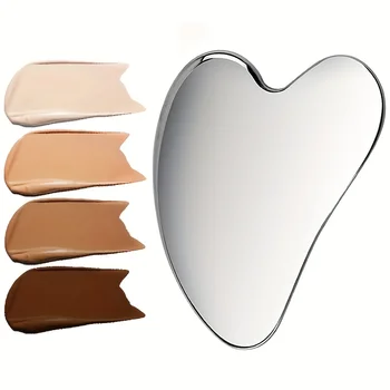 1pc Stainless Steel Foundation Spatula Mask And Eye Cream Spoons Multi-Functional Facial Scraping Metal Beauty & Skin Care Tools