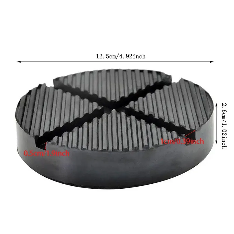 1PC Boden Schlitz Auto Gummi Jack Pad Rahmen Schutzfolie Adapter Jacking Disk Pad Werkzeug für Pinch Weld Seite hebe Disk – Detail 1