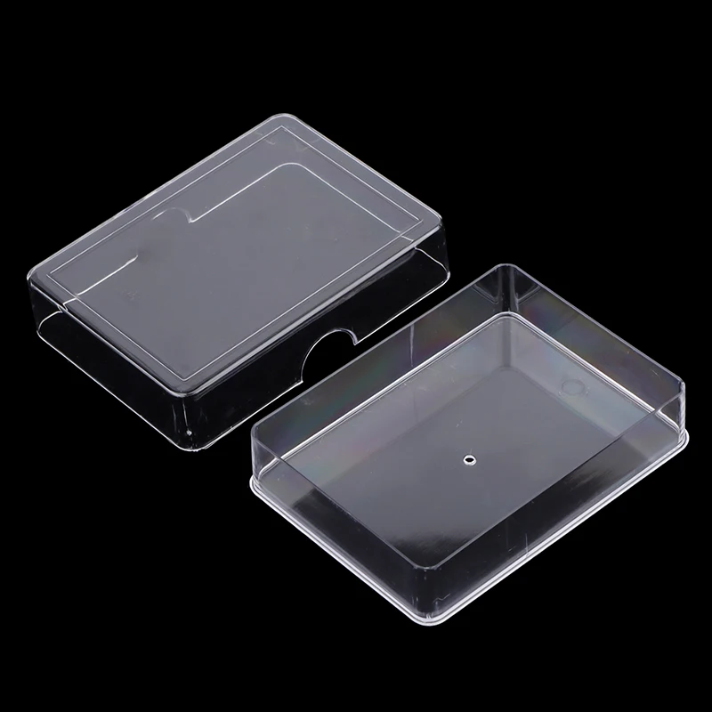 1PC Empty Storage Box For Game Card Transparent Playing Card Box ...