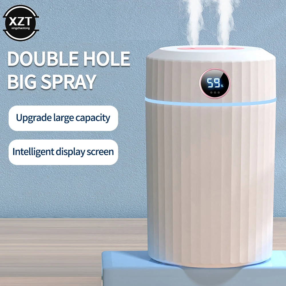 2LDoubleSprayAirHumidifierWithHumidityDisplayOfficeHomeAnion